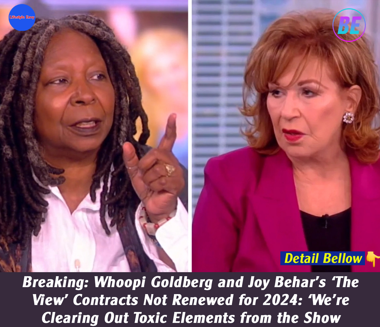 Breaking Whoopi Goldberg and Joy Behar’s ‘The View’ Contracts Not